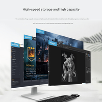 Wholesale 27 Inch All in One Desktop Computer Intel Core i5 16GB DDR4 1TB SSD IPS Screen Commercial Office AIO PC for Business