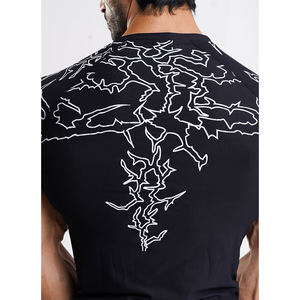 Confortable Top Qualité Hommes Fitness Formation Jogging Gym T-shirts Taille Personnalisée T-Shirt Chemise De Compression - Product Image 1