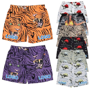 กางเกงขาสั้นฮาวายสไตล์วินเทจลำลองสำหรับผู้ชาย ขายส่ง OEM รับทำโลโก้ตามสั่ง เหมาะสำหรับสตรีทแวร์ ยิม เพาะกาย และออกกำลังกาย - Product Image 1