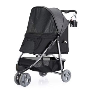Poussette pour animaux de compagnie de nouveau style durable standard de conception TH-PSP-216 américaine cadre en acier de style à bas prix pour les voyages - Product Image 1