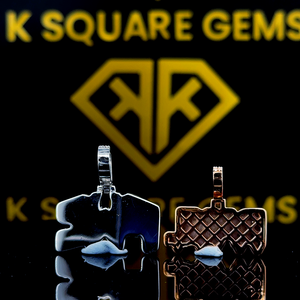 Collier personnalisé GRA VVS en diamants synthétiques cultivés en laboratoire, pendentif lettre prénom personnalisé, 100% carbone - Product Image 4