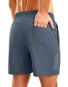 Pantalones cortos de malla de diseño impreso para hombre, logotipo personalizado de alta calidad, pantalones cortos deportivos de talla grande para hombre, ropa de calle, pantalones cortos para hombre, logotipo personalizado - Product Image 4