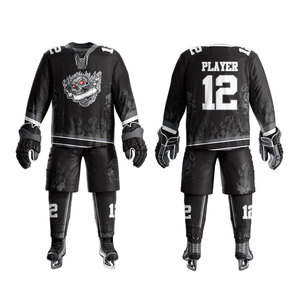 Personalizable secado rápido transpirable al aire libre Unisex sublimación desgaste de hockey sobre hielo uniforme de diseño por encargo - Product Image 5