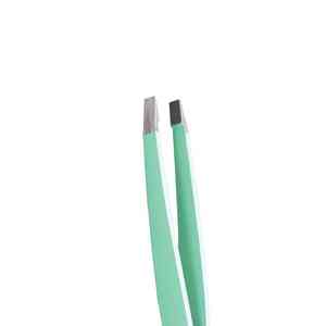 Pince à épiler à sourcils enduite de poudre d'acier inoxydable avec logo personnalisé, pince à cils Échantillons gratuits par Hexa Care avec 2 ans de garantie - Product Image 2