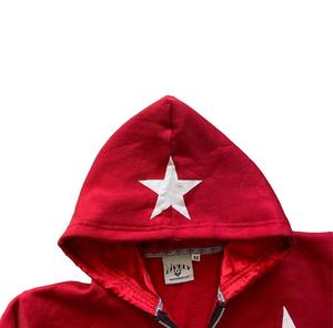 Sweat à capuche homme personnalisé, coupe ample, 450 g/m², impression numérique hiver, effet vieilli, délavé à l'acide, avec appliqué strass - Product Image 2