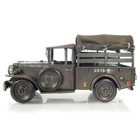 Modèle de camion classique Dodge M42 Command Iron fait main, objet de collection, décoration intérieure, artisanat moderne, rectangulaire