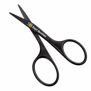 กรรไกรนิรภัยสแตนเลสพร้อมปลายโค้งมนสำหรับการดูแลขนจมูก คิ้ว และใบหน้า - Product Image 3