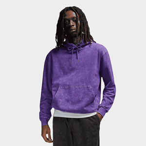 เสื้อมีฮู้ดผ้าคอตตอนโอเวอร์ไซส์450กรัมปักโลโก้ออกแบบได้ตามต้องการไม่มีลายสำหรับฤดูหนาว - Product Image 3