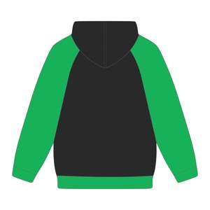 Hbcu เสื้อมีฮู้ดแขนแร็กแลนปักด้วยกำมะหยี่สีดำแนวกรีก sority Divine - Product Image 3