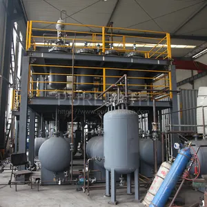 Purepath 2024 Waste oil Recycling Plant to Diesel Distillation Plant with Extraction Tech, exclusive desulfurization of diesel