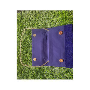 Premium Quality Fashionable Astros Handcrafted <b>Crossbody</b> Clutch Purse Handbags with Detachable Chain Strap Envelope Pattern - Product Image 3