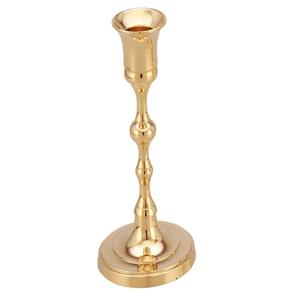 Portavelas cónico de aluminio de alta calidad con portavelas de Metal con acabado dorado brillante para decoración de iluminación - Product Image 1