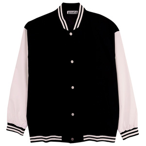 Mode Puffer Manteaux Veste Hiver En Plein Air Hommes Patchwork Veste Brodé Noir Sport Baseball Letterman Varsity Bomber Veste - Product Image 6