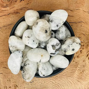 Piedra lunar arcoíris natural personalizada al por mayor, piedra preciosa suelta caída, material de cuarzo disponible en tamaño y forma a granel - Product Image 2