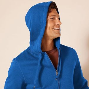 Sudadera con Capucha Unisex 100% Algodón para Invierno, Forro Polar Sólido, Diseño Personalizado con Botones, Sublimación Impresa, MOQ 2 Piezas - Product Image 5