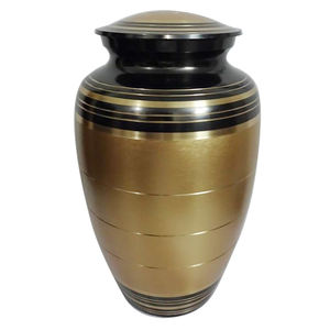 Handcrafted Modern Metal Urns for Ashes Artistic <b>Memorial</b> Cremation Containers with Unique Designs and Engravable Surface - Product Image 2