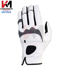 Premium Golf Glove Left Hand Wear Men's Spandex Leather Sheepskin Wool <b>Blend</b> Paint Splatter Grip Sports Gloves Oem Supplier - Product Image 3