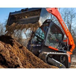 Minicargadora multifunción con accesorios versátiles para excavar carga y nivelación - Product Image 4