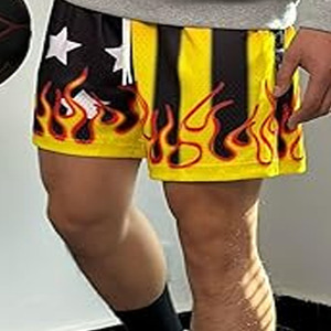 Short de basket-ball en maille décontracté d'été pour hommes OEM Short de qualité de luxe personnalisé avec taille élastique quantité minimale de commande bas disponible - Product Image 5