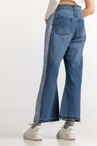 Jeans Ajustados Azules Básicos para Mujer, Transpirables, Estilo Casual Urbano, Estilo Boyfriend, Pantalones Vaqueros para Mujer, Precio al por Mayor - Product Image 2