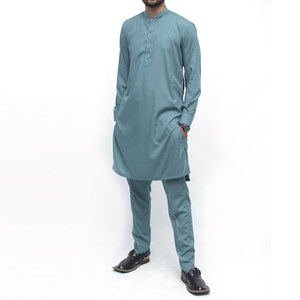 Salwar Kameez indien de haute qualité pour hommes, dernières couleurs, vêtements musulmans Shalwar Kameez - Product Image 1