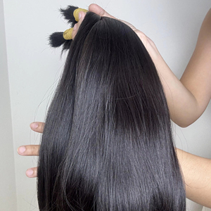 ¡Listo para enviar! Extensiones de Cabello Natural Remy al Por Mayor, Extensiones de Cabello Humano de Onda Profunda, Dobles y Simples - Product Image 1