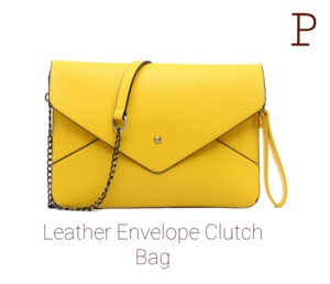 Bolso de mano de mujer de alta calidad PU y cuero genuino con cierre de cremallera Bolso barato de forma larga - Product Image 3