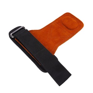 GAF NUEVO Unisex Personalizado Palma Protección Cómodo Cuero Acolchado Levantamiento de pesas Sin Agujero Empuñadura para Ejercicio de Entrenamiento de Gimnasio - Product Image 6