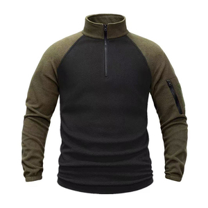 Sweat-shirt à fermeture éclair sur le devant pour homme Edingle, décontracté, 100% polyester, uni, logo personnalisé, coupe ample, pour le printemps - Product Image 1