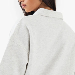 เสื้อสเวตเชิ้ตลำลองทันสมัย ผ้าระบายอากาศ ใส่ได้ตลอดวัน พร้อมปกพับและเนื้อผ้านุ่ม ราคาขายส่ง 2026 สำหรับผู้หญิง - Product Image 5