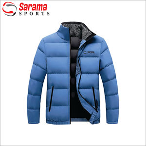 Wholesale Custom Men'S Winter Coat Streetwear <b>logo</b> Jacket Warm Thick Bubble Puffer Plus Size Men's Jackets - Product Image 2