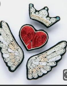 Broches de Alambre de Alta Calidad con Nuevo Diseño, Hermosos Broches de Moda # Tela Bordada 0074365498, Encaje a Bajo Precio para - Product Image 4