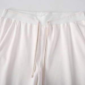 กางเกงขาสั้นผ้าฝ้ายสำหรับผู้ชายกางเกงขาสั้นสำหรับเล่นกีฬาวิ่งออกกำลังกายในยิมกางเกงขาสั้นน้ำหนักเบามีเชือกผูกเอวยางยืดสำหรับนักวิ่งออกกำลังกายขนาด7นิ้ว - Product Image 5