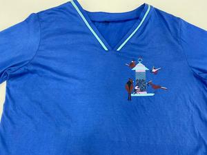 เสื้อยืดผ้าฝ้าย100% สำหรับผู้หญิงสั่งทำลูกปัดเป็นมิตรต่อสิ่งแวดล้อมผลิตจากผู้ผลิตเพชรชั้นนำหลากสีหลายขนาด - Product Image 2