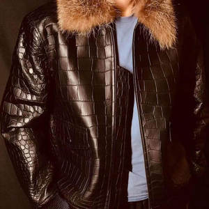 Nouvelle arrivée 2025, veste d'hiver pour homme en cuir de haute qualité, toile antibactérienne respirante, logo frontal, faible MOQ - Product Image 4