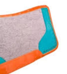 Vardhman Premium Western Horse Riding Equipment Hot Selling New Zealand Wool <b>Felt</b> Leather Patch Design Saddle <b>Pad</b> Fleece Lining - Product Image 3