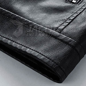 Chaqueta de cuero para hombre impermeable superventas chaqueta de lona a prueba de viento de invierno con el último estilo-Whol - Product Image 4