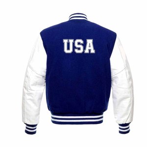Chaqueta Letterman totalmente personalizada, chaqueta universitaria de béisbol vintage con botón a presión clásica Premium, chaqueta universitaria personalizada con nombre de logotipo personalizado - Product Image 2
