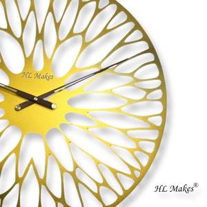 <b>Modern</b> 60cm Quartz Art Deco Steel Wall <b>Clock</b> for Living Room New Design Geometric Decorative - Product Image 2