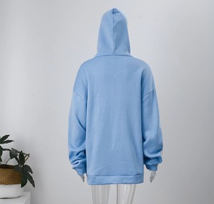 Sweat à capuche à manches longues pour homme, 50 coton, 50 Polyester, imprimé, surdimensionné, noir, vente en gros - Product Image 5