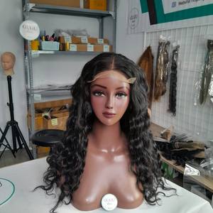 CHEVEUX HUMAINS DEEP WAVE 13X4 LACE AVANT PERRUQUE - Product Image 6