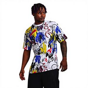 T-shirt oversize streetwear, imprimé vintage, grande taille, coton lourd, fabriqué en Turquie, OEM ODM - Product Image 1