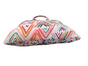 Sac fourre-tout fait à la main pour femmes personnalisable Vintage Trendy imprimé Polyester recyclé Portable Open Beach Casual Storage - Product Image 2