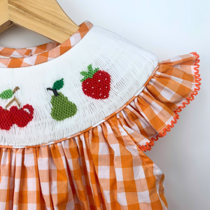 Ropa para niños ahumada para niña, vestido de obispo hecho de algodón de alta calidad, diseño personalizado para venta al por mayor - Product Image 3