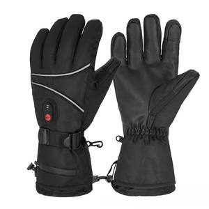 Gants de ski unisexes imperméables et antidérapants pour l'extérieur, compatibles écran tactile, en polyester avec fermeture auto-agrippante – Vente en gros - Product Image 2