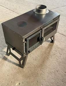 Estufa de Leña para Camping Dorello, Cocina Portátil para Exteriores con Horno - Product Image 2