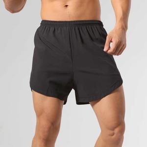 Pantalones cortos de gimnasio altos para hombre personalizados OEM, ropa de calle de verano, cintura elástica deportiva informal, Características cambiantes de Color, bolsillos a la venta - Product Image 1