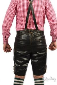 Prince allemand et autrichien hommes bavarois marron Oktoberfest Lederhosen Shorts Design personnalisé dernier pantalon allemand EB-0004 - Product Image 3