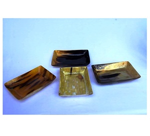 Natural Buffalo Horn Dish <b>Set</b> Rustic Modern Oval Round Shapes Vintage Style <b>Lunch</b> Box Soup Spoon Salad Bowl Parties <b>Lunches</b> - Product Image 4