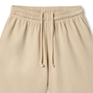 Pantalones cortos de felpa francesa de lana de algodón suave 100%, pantalones cortos para niños hasta la rodilla con tirantes largos de alta calidad - Product Image 4